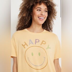 Maurices Happy Oversized Graphic Tee